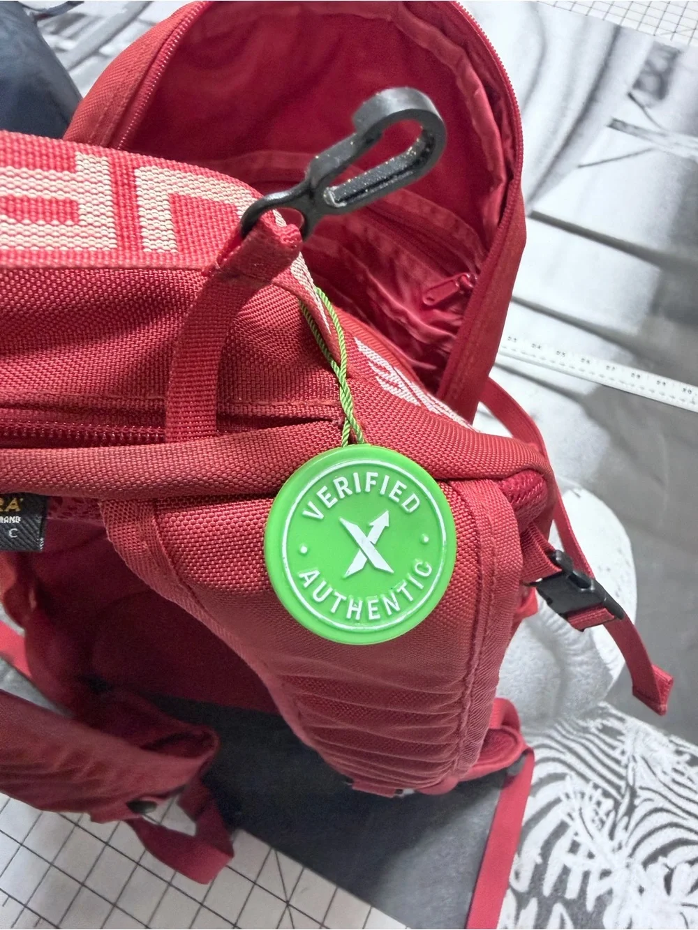 Supreme SS18 Red Backpack Bag